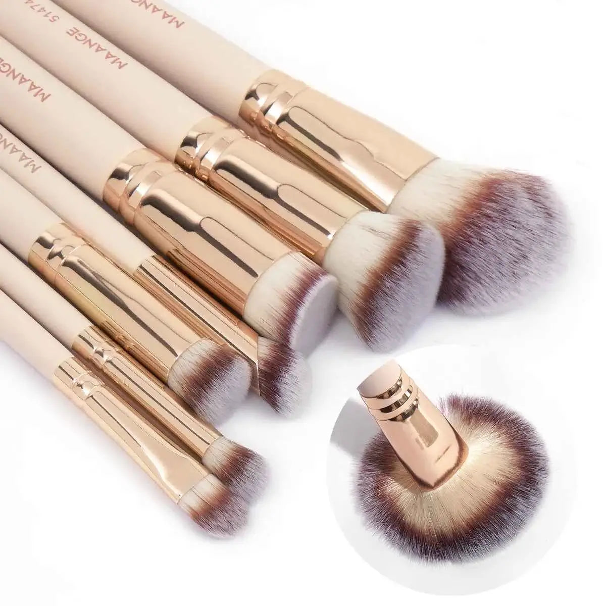 7 Piece Premium Makeup Brush Set | Professional Cosmetic Brush Set