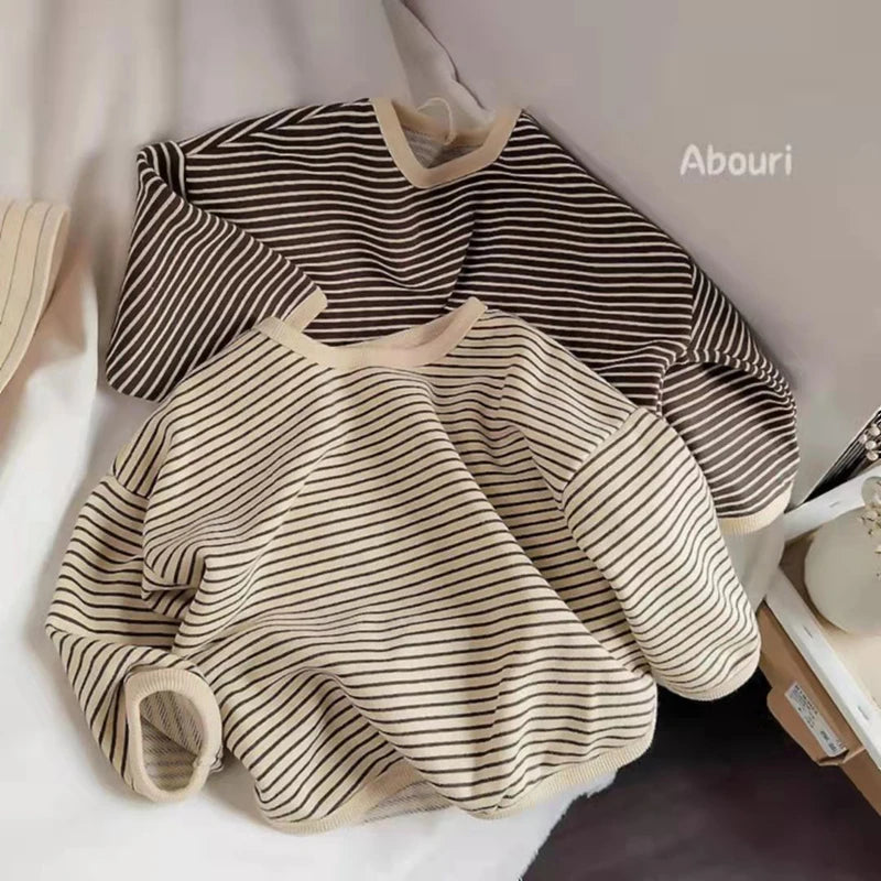 Kids Cotton Sweatshirt Long Sleeve Boys Girls 1-6Y