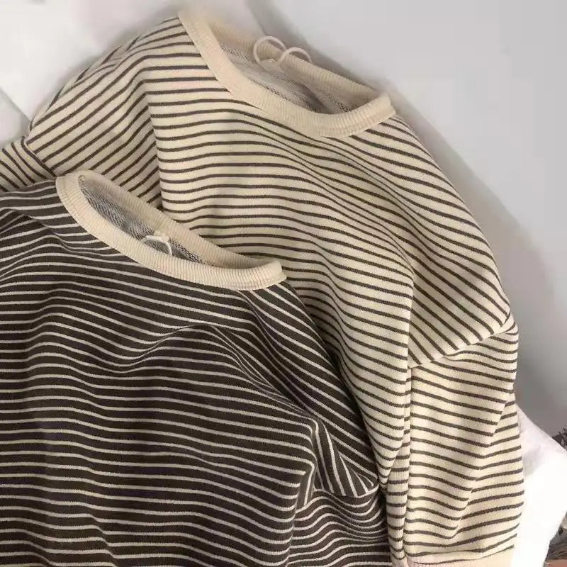 Kids Cotton Sweatshirt Long Sleeve Boys Girls 1-6Y