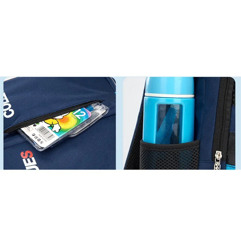 Kids Waterproof School Backpack Lightweight Boys Bag