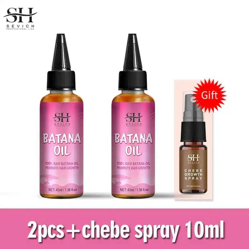 Fast Hair Growth Set Batana oil Traction Alopecia Hair Mask Anti Break Loss Hair Growth Oil Baldness Treatment chebe hair oil