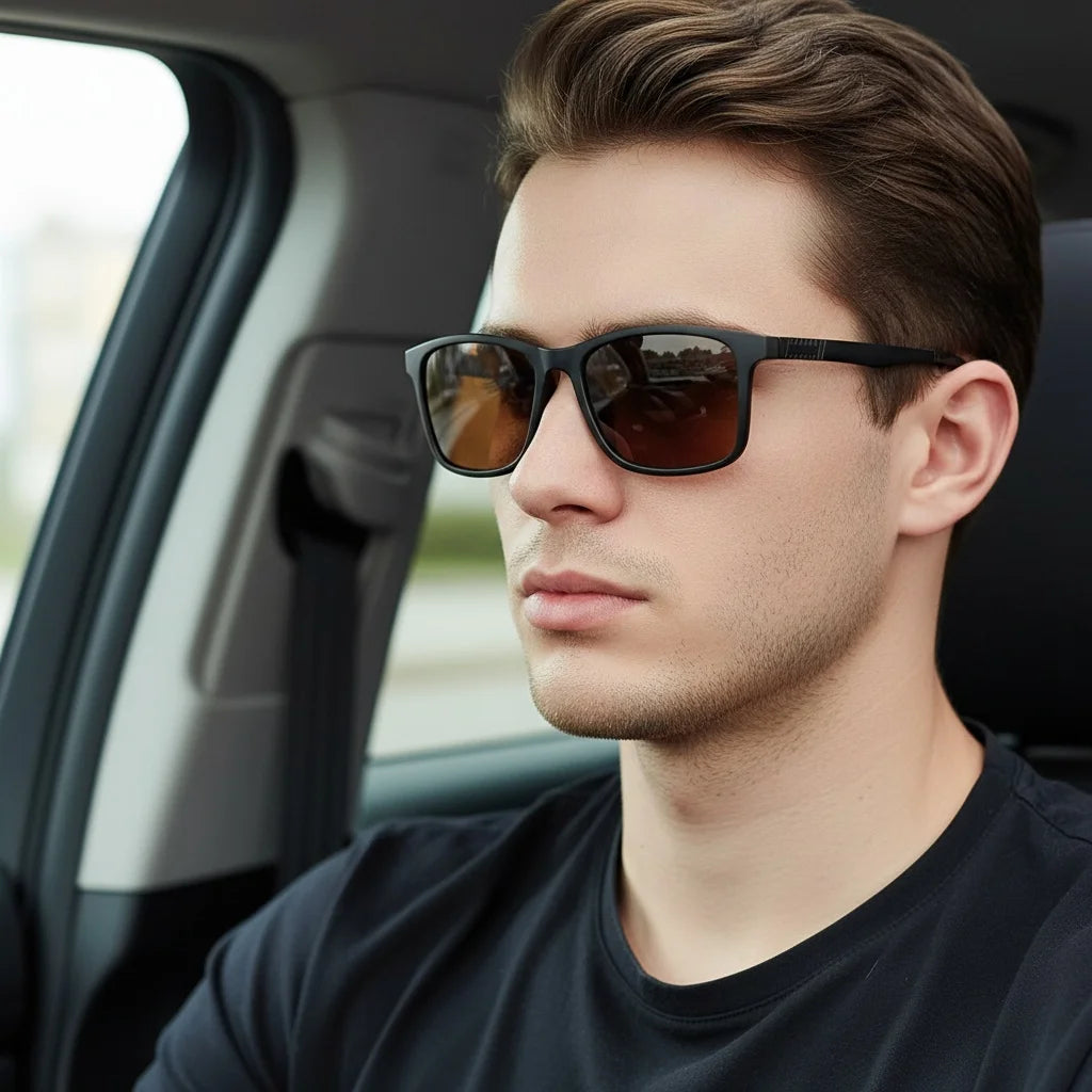 Sunglasses For Men And Women For Fishing Cycling Sun Protection New Metal Fashionable Sunglasses 3501