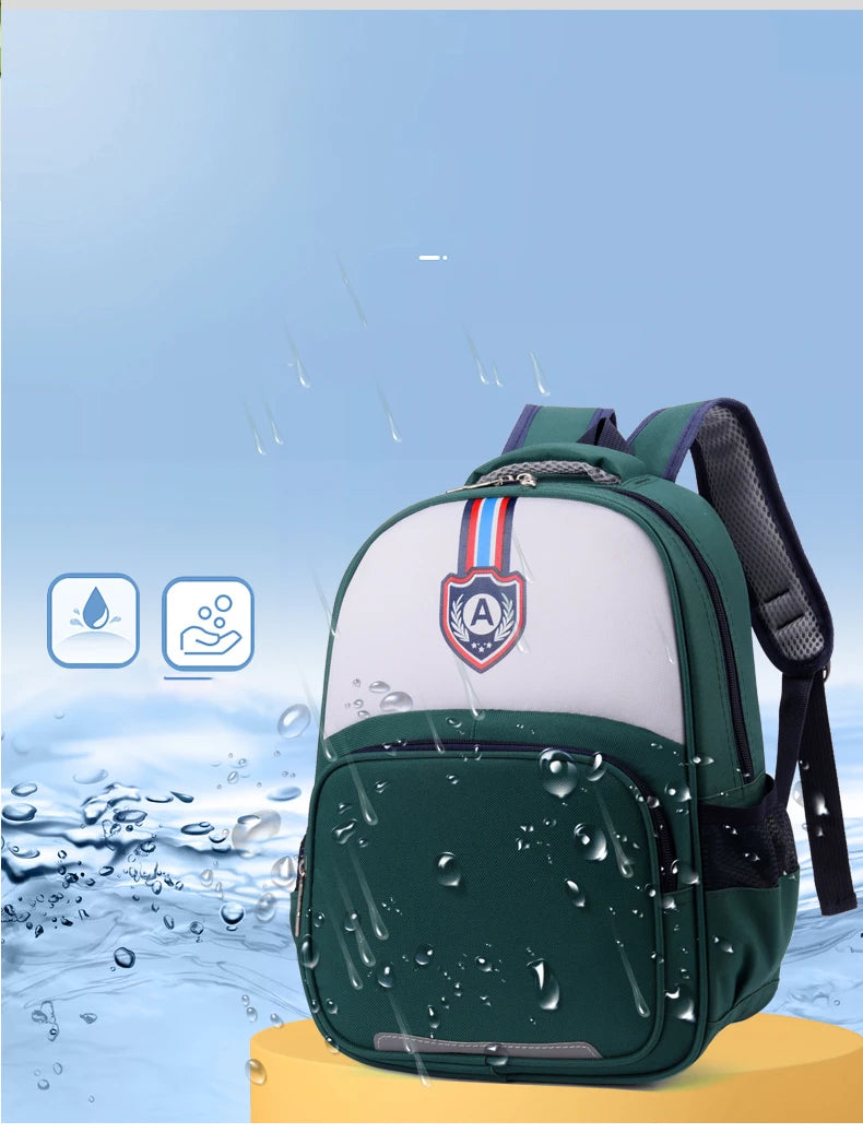 Kids School Backpack Waterproof Lightweight Oxford Bag