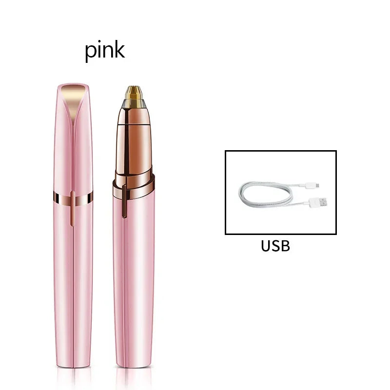Electric Eyebrow Trimmer Eye Brow Shaper Pencil Face Hair Remover For Women Makeup Painless Automatic Eyebrow Shavers Depilator