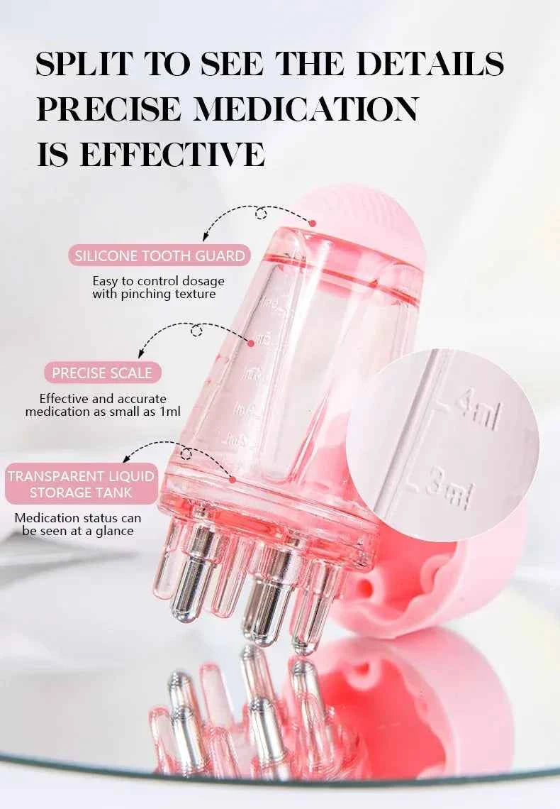 1/2pcs Hair Dye Tool Set Pink 6.09oz Hair Oil Applicator Bottle and1ml Dil Hair Growth Solid Hair Comb Salon Hairdressing Tools