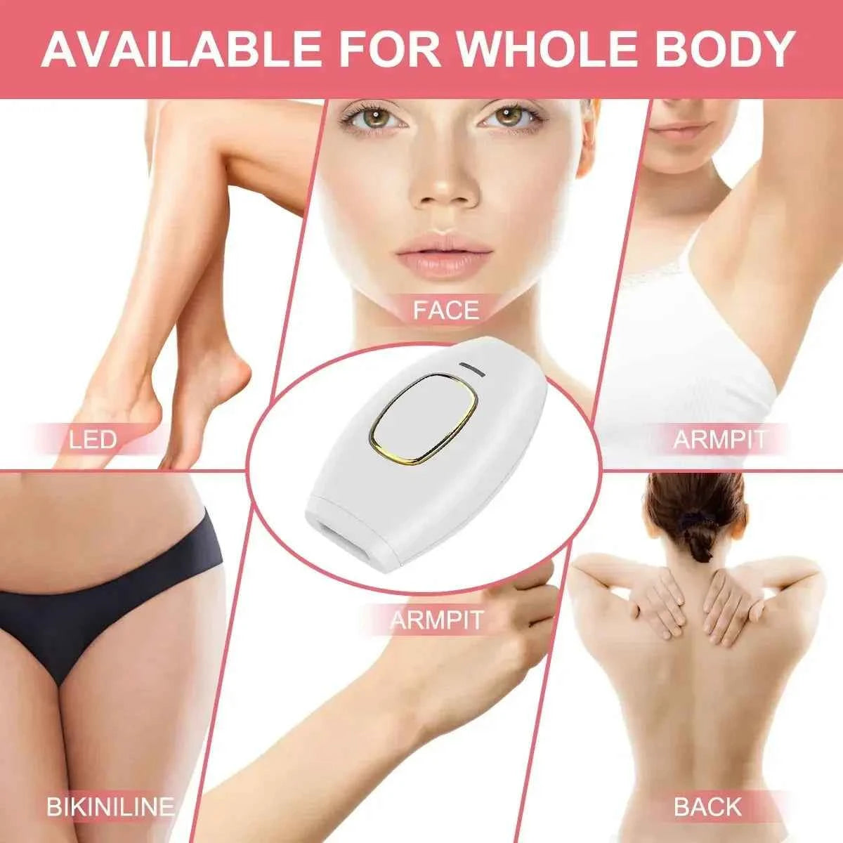 IPL laser Hair Remover Hair Cutting Machine Straighteners Vibration Shaver Facial Hair Laser Epilator Women&
