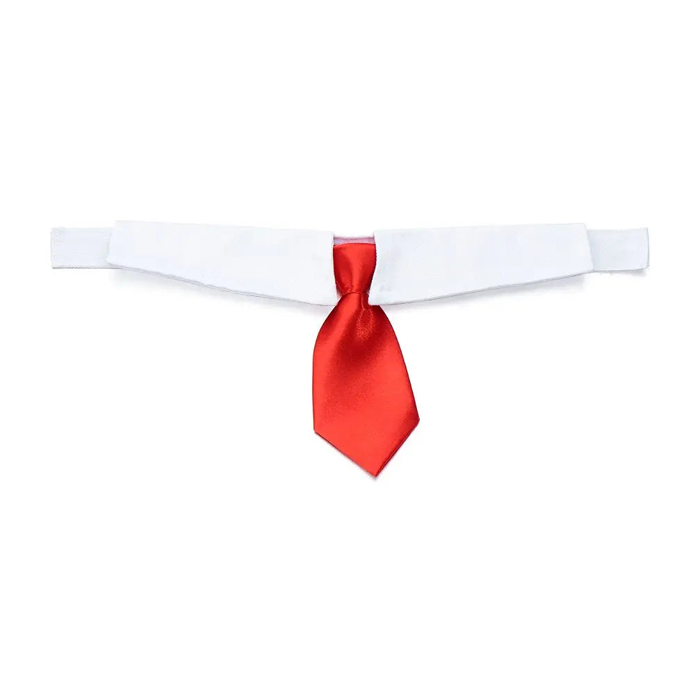 Pet Tuxedo Bow Tie Collar Cotton Formal Dog Cat Accessory