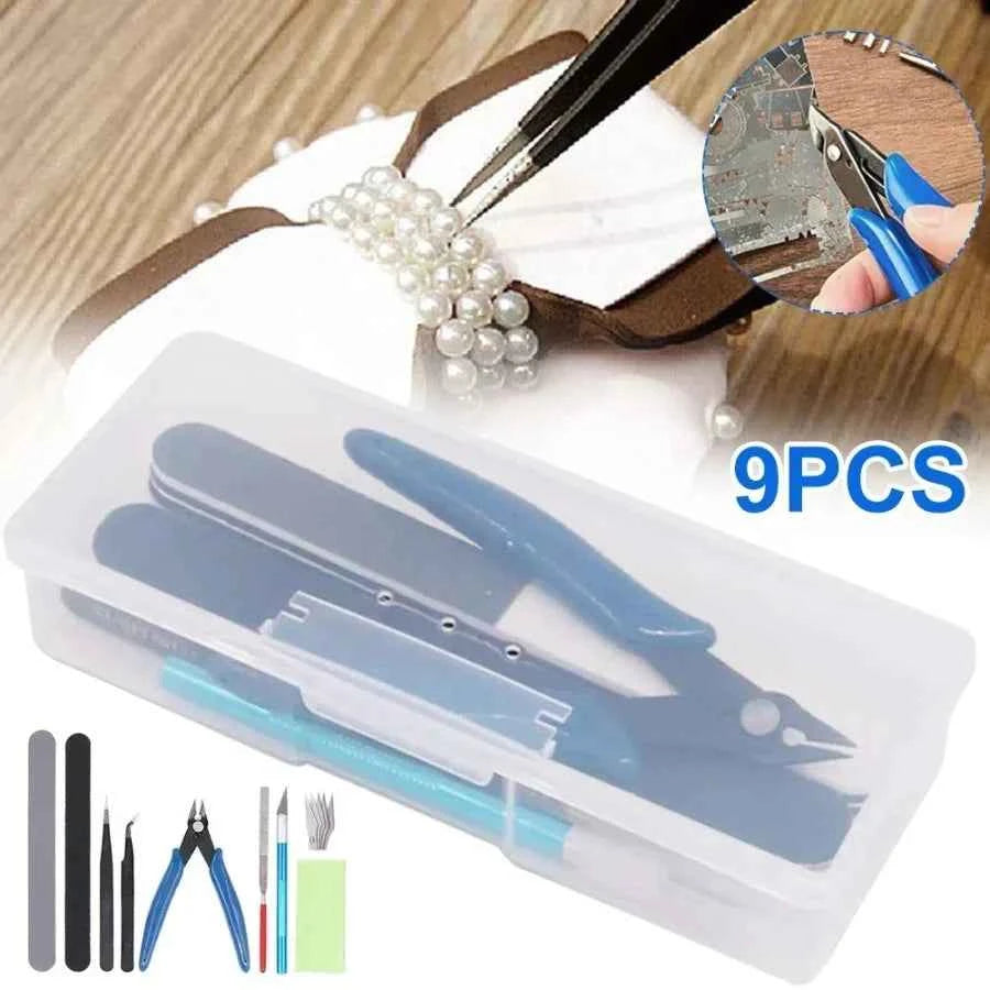 Model Basic Tools Craft DIY Model Car Hobby Building Repairing Assembly Tool Beginner Handmade Scissors Tweezers