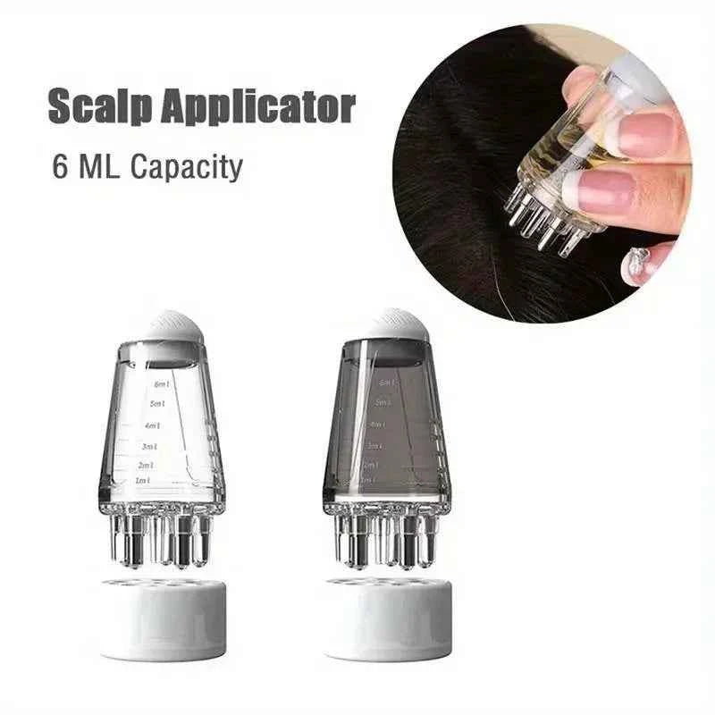 2-piece Hair Dye Tool Set 6.09oz Hair Oil Applicator Bottle and1ml Dil Hair Growth Solid Hair Comb Salon Hairdressing Tools