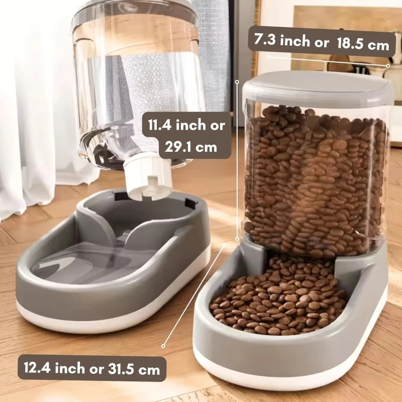 Automatic Pet Feeder and Water Dispenser Large Capacity
