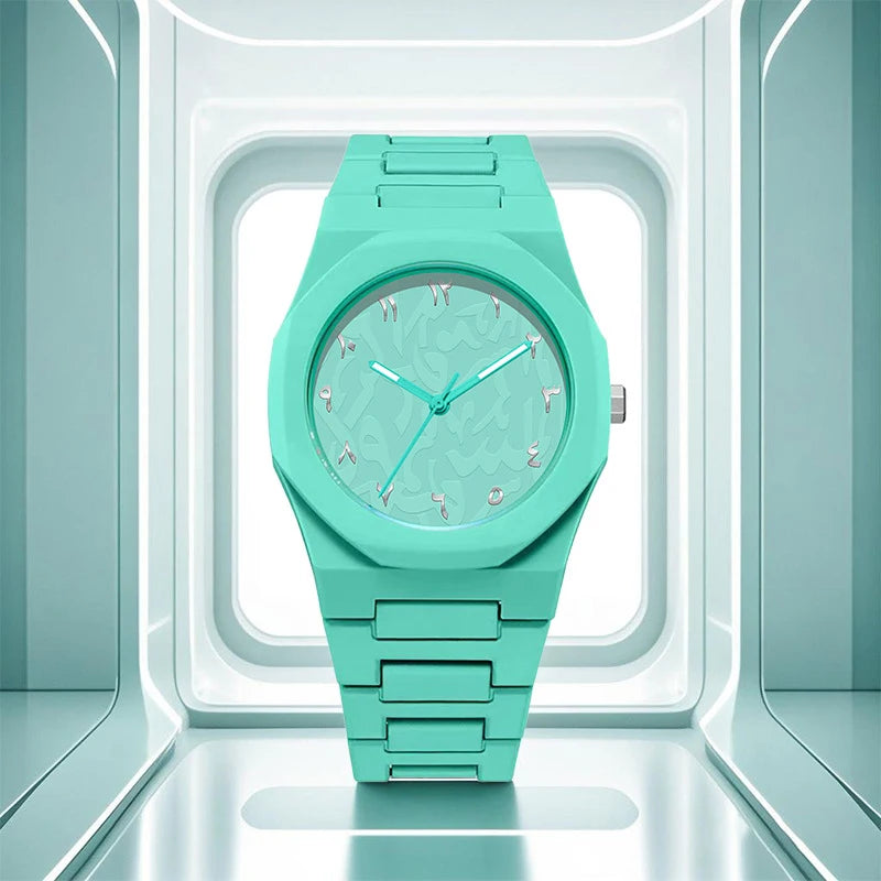 Fashion Quartz Wristwatch Unisex Silicone Strap Watch