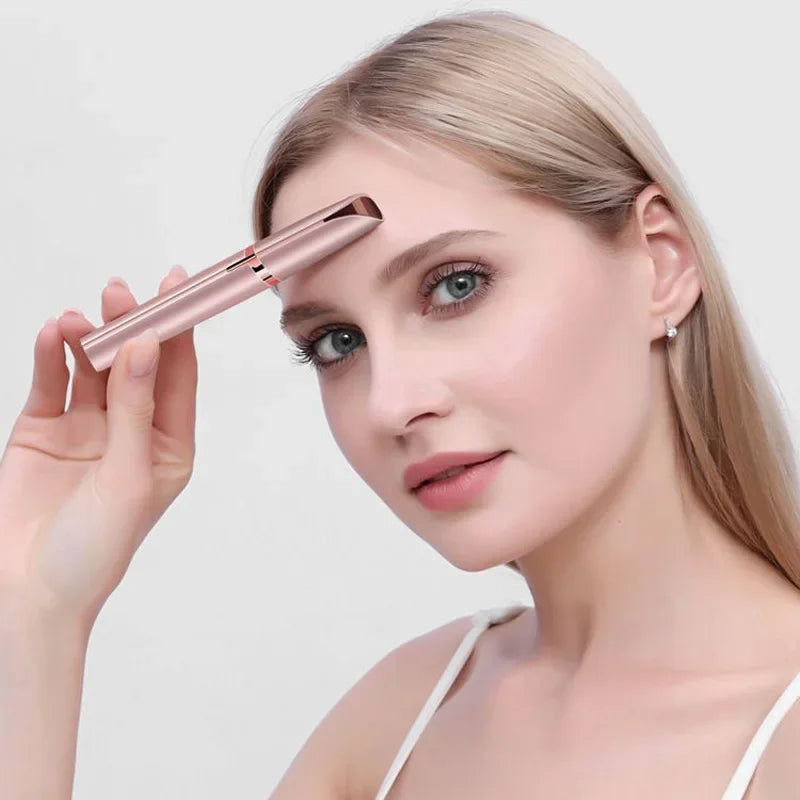 Electric Eyebrow Trimmer Eye Brow Shaper Pencil Face Hair Remover For Women Makeup Painless Automatic Eyebrow Shavers Depilator