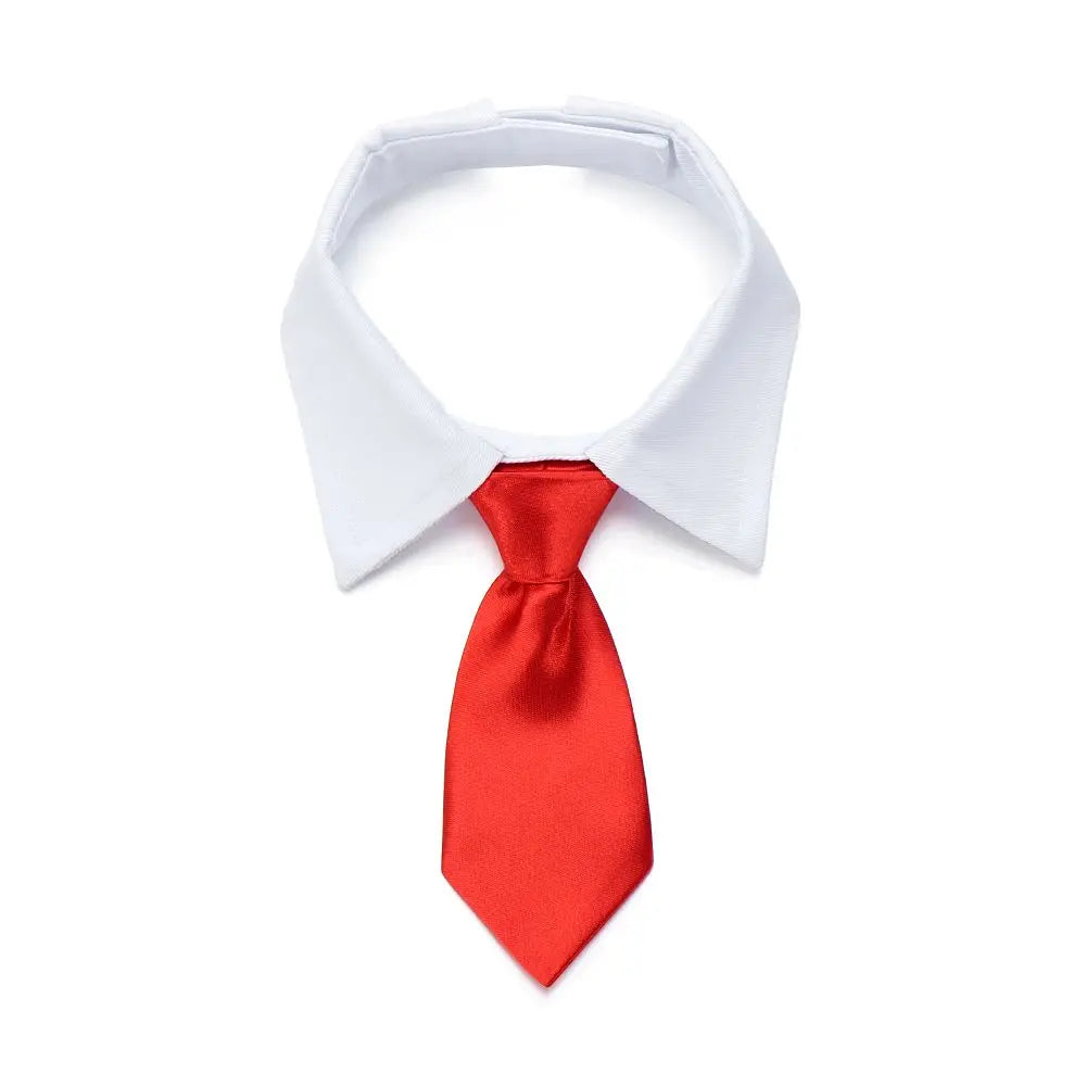 Pet Dog Tuxedo Bow Tie Collar Formal Wedding Accessory