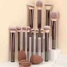 20-piece Makeup Brush Set Foundation Concealer Powder Eyeshadow Blush Brush Mushroom Head Blending Face Beauty Makeup Tools