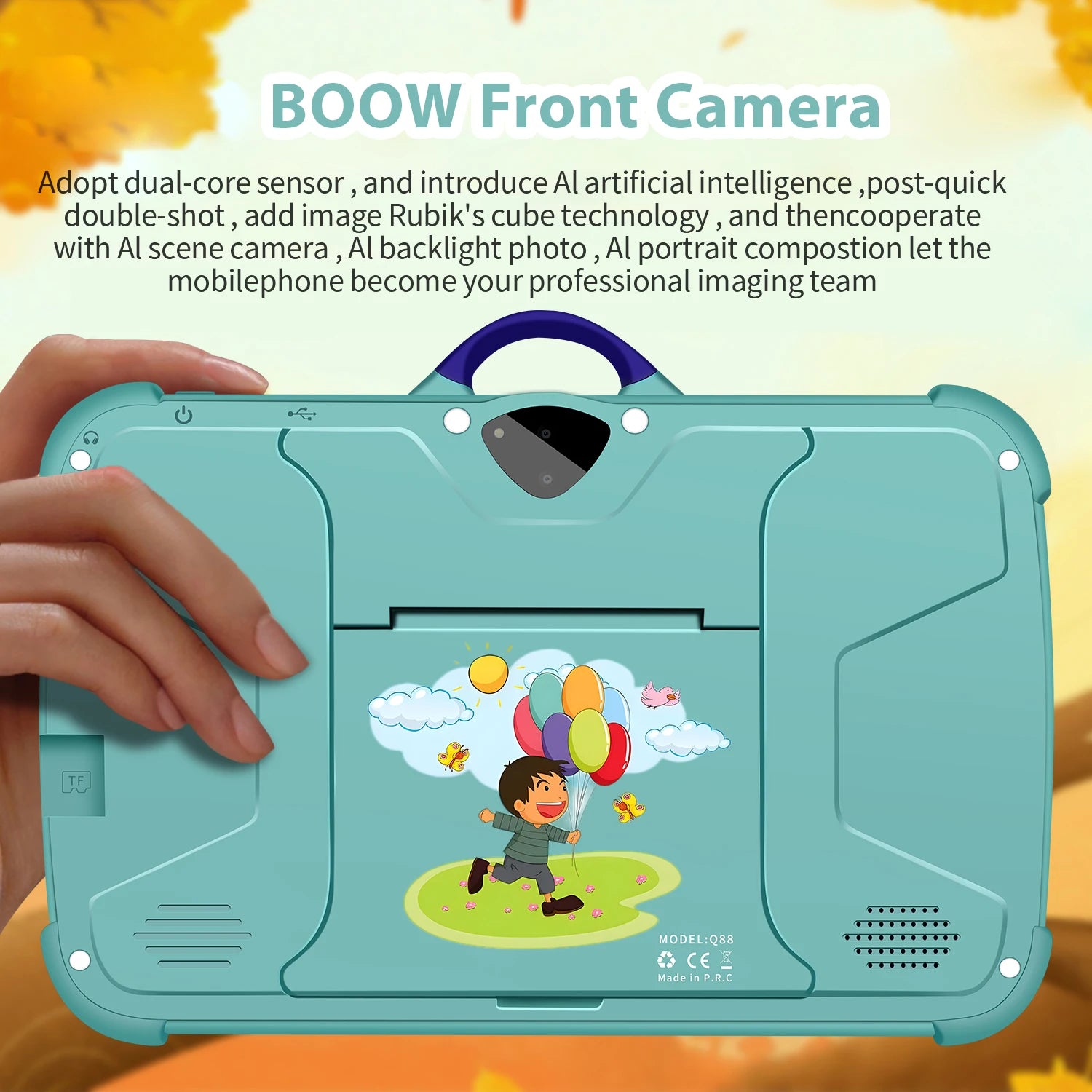 Kids Android Tablet 7 Inch 4GB RAM 64GB Educational Tablet