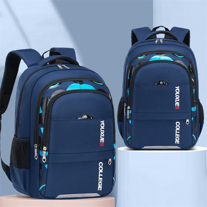 Kids Waterproof School Backpack Boys Teen Book Bag Primary