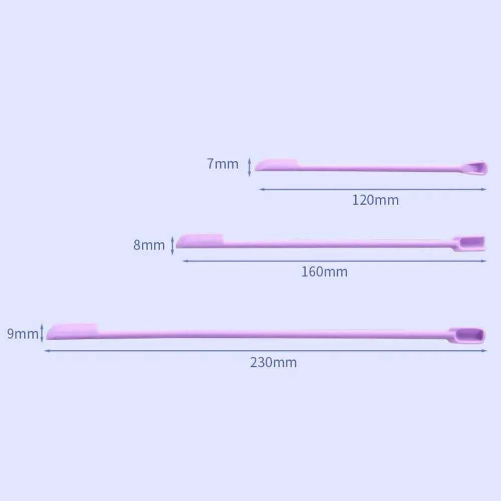 Face Mask Brush Cosmetic Last Drop Scoop Beauty Tools Silicone Spatula Deep Bottle Scraper Cosmetics Spoon Makeup Brushes