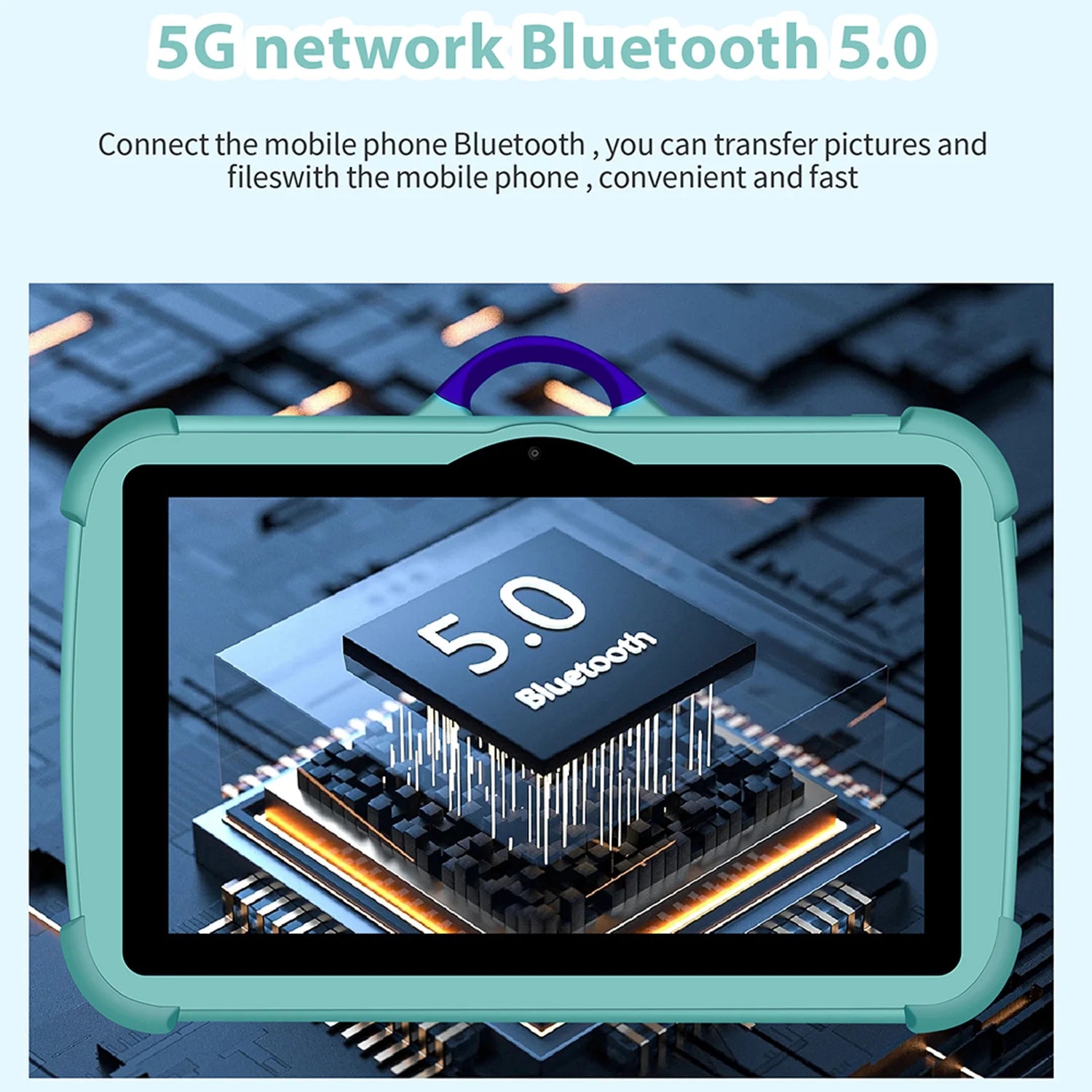 Kids Android Tablet 7 Inch 4GB RAM 64GB Educational Tablet