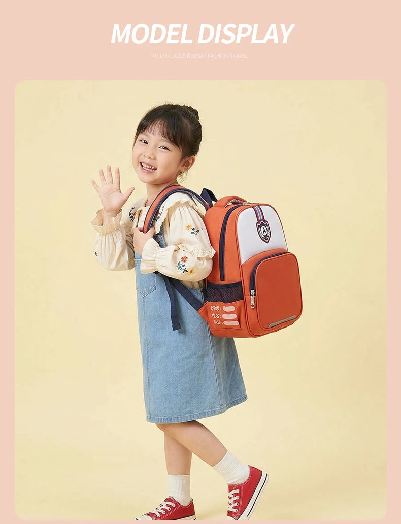 Kids School Backpack Waterproof Lightweight Oxford Bag