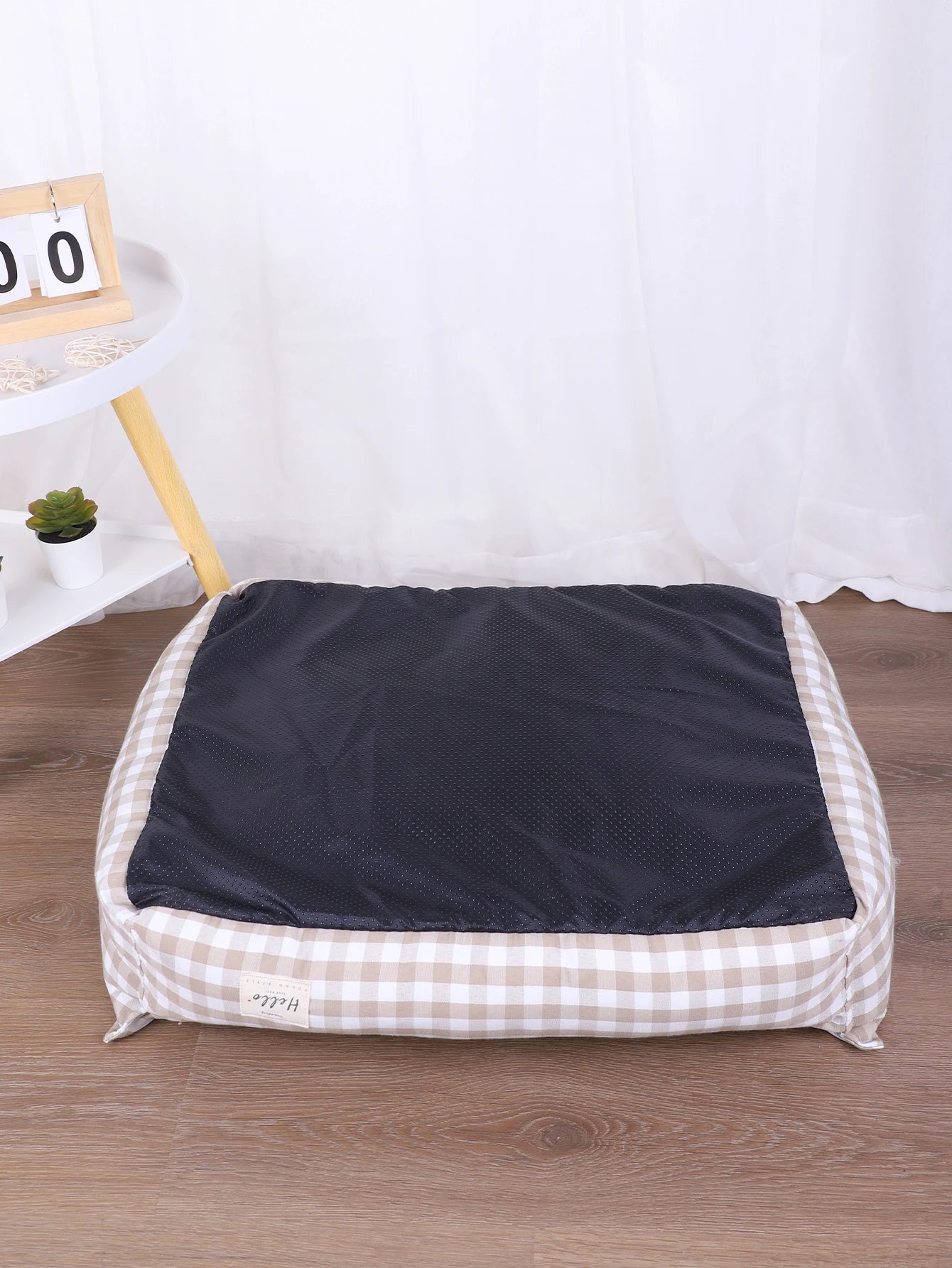 Small Dog Bed Plaid Soft Pet Sofa Cushion Mat