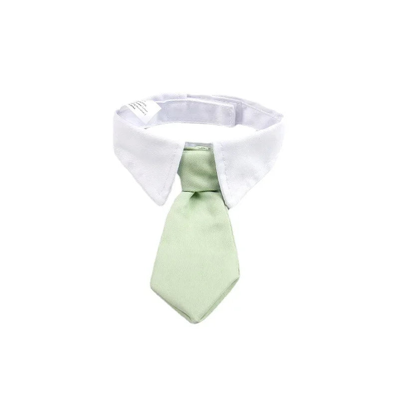 Dog Tuxedo Bow Tie Collar Formal Wedding Pet Accessory