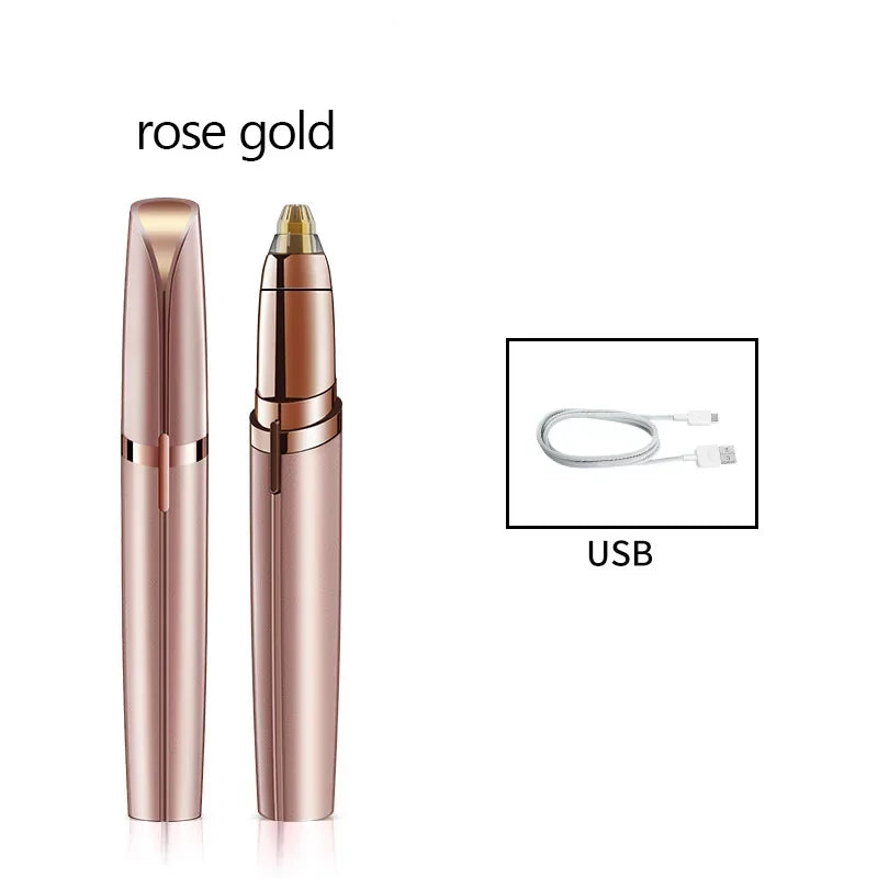 Electric Eyebrow Trimmer Eye Brow Shaper Pencil Face Hair Remover For Women Makeup Painless Automatic Eyebrow Shavers Depilator
