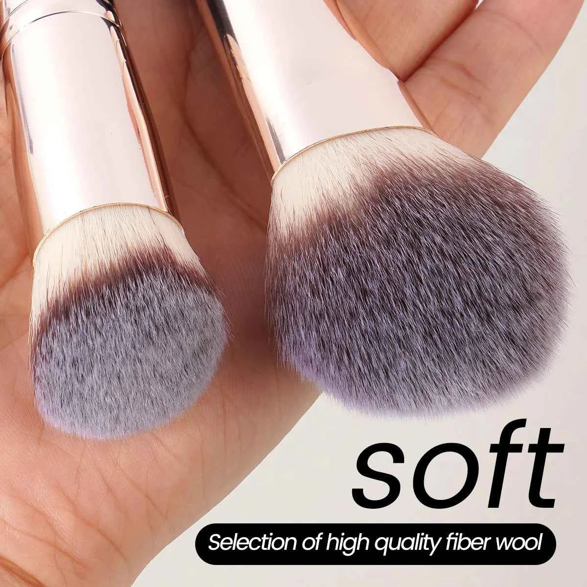 MAANGE 7pcs/set Makeup Brushes for Cosmetic Foundation Powder Concealer Blush Brush Blending Soft Bristles Beauty Tools