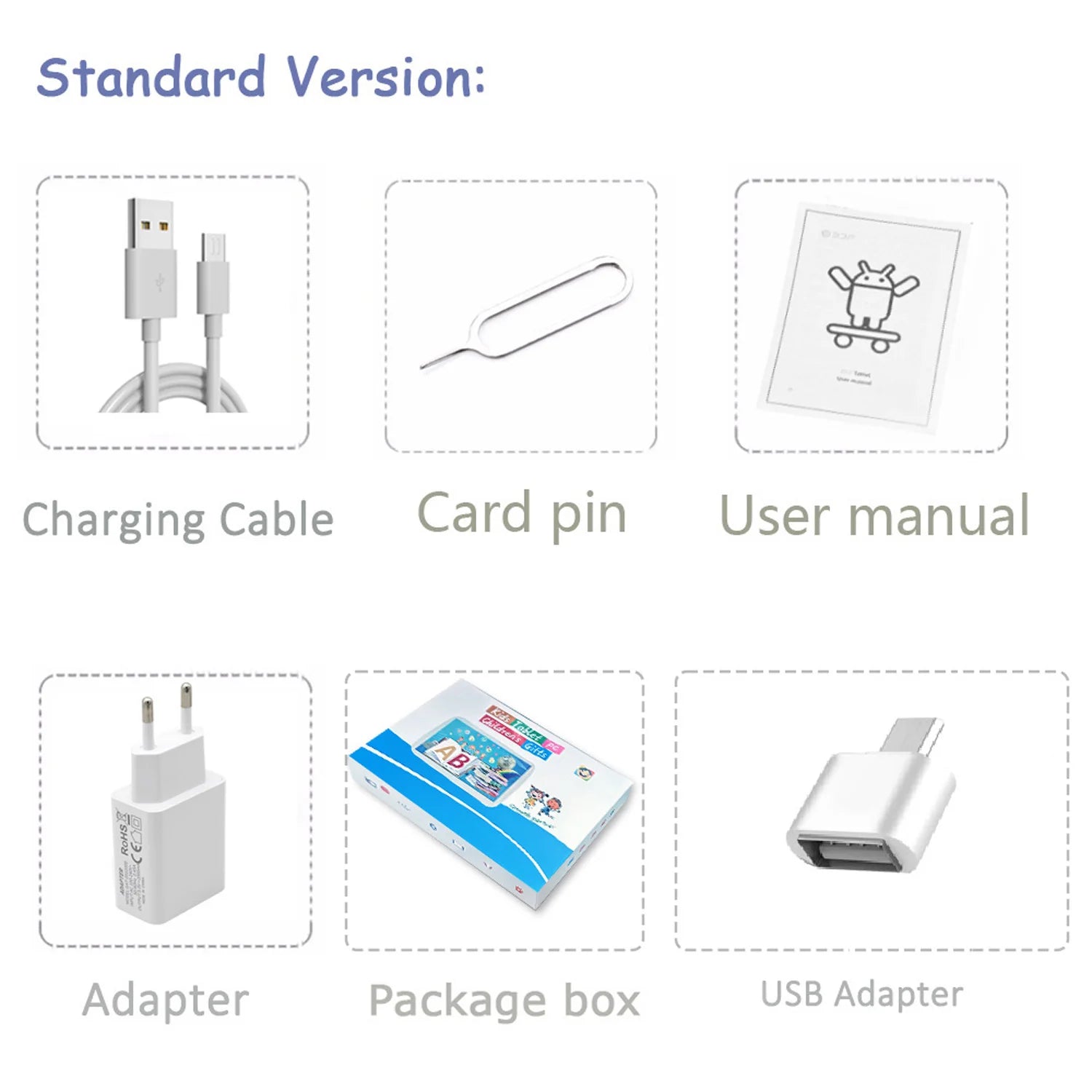 Kids Android Tablet 7 Inch 4GB RAM 64GB Educational Tablet