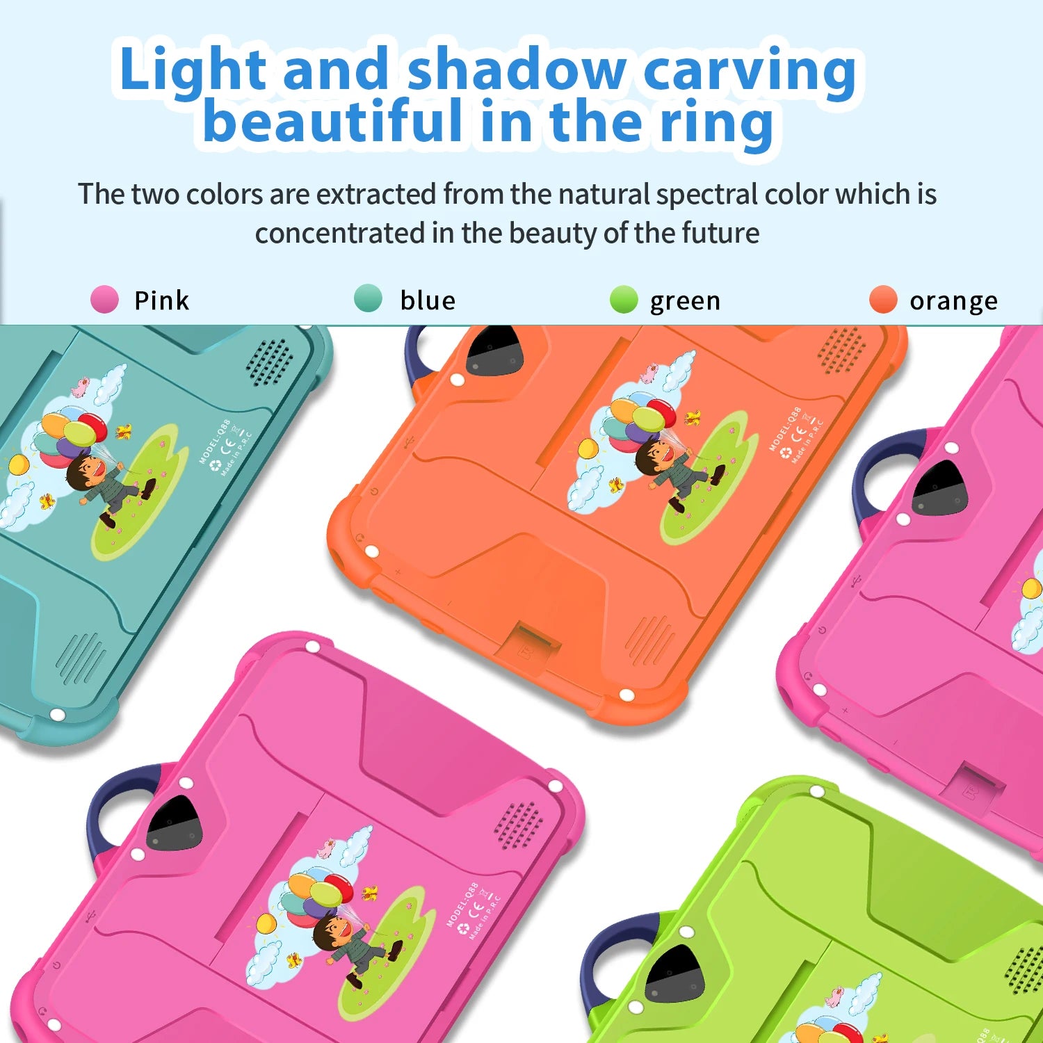 Kids Android Tablet 7 Inch 4GB RAM 64GB Educational Tablet