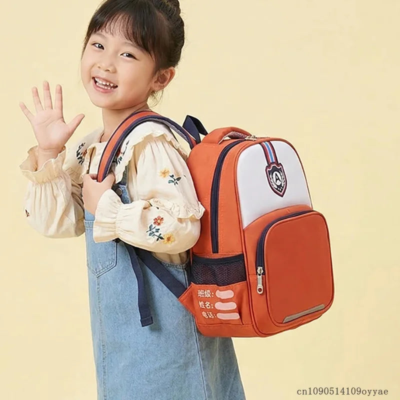 Kids School Backpack Waterproof Lightweight Oxford Bag