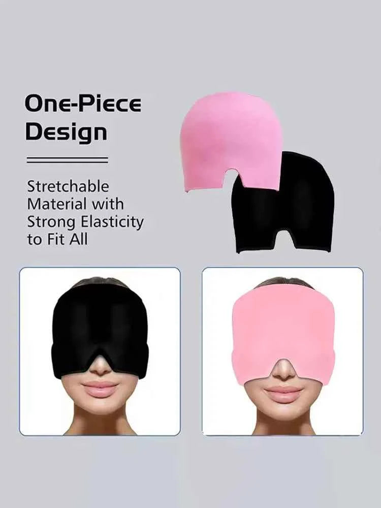 Migraine Relief Hat headache hat Gel Hot Cold Therapy Ice Cap For Relieve Pain Ice Hat Eye Mask Stress Pressure Pain Relief
