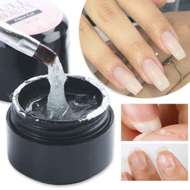 Creacked Repair Glue Nail Fiber Silk Extension Gel Fiberglass Poly UV Builder Gel Polish Manicure Art Prolonged Tool