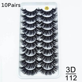 10 Pairs Handmade False Eyelashes | Natural Looking False Eyelashes