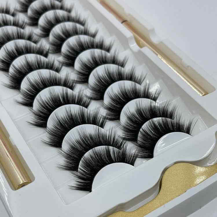 10 Pairs Magnetic False Eyelashes | Long Lasting Waterproof Lashes