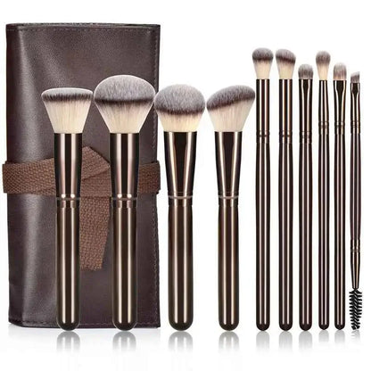 10 Piece Makeup Brush Set | Complete Face Makeup Brush Collection