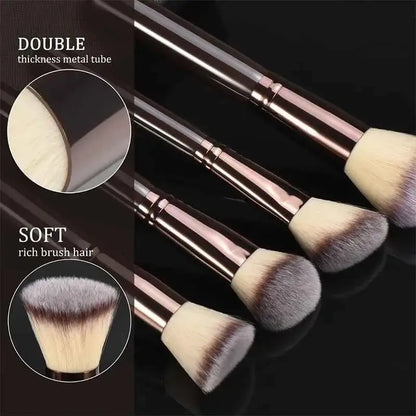 10 Piece Makeup Brush Set | Complete Face Makeup Brush Collection
