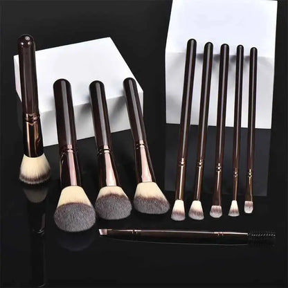 10 Piece Makeup Brush Set | Complete Face Makeup Brush Collection