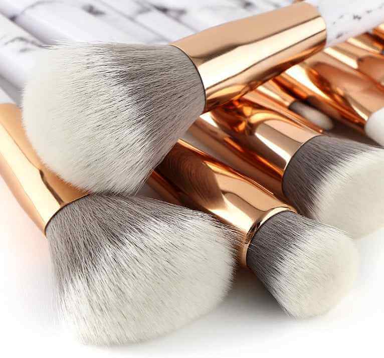 11 Piece Marble Makeup Brush Set | Beauty Makeup Brush Kit