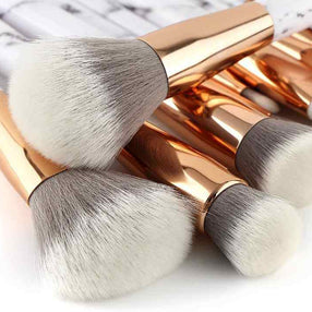 11 Piece Marble Makeup Brush Set | Beauty Makeup Brush Kit