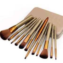 12 Makeup Brush Set With Box | Makeup Brush Set With Storage Case