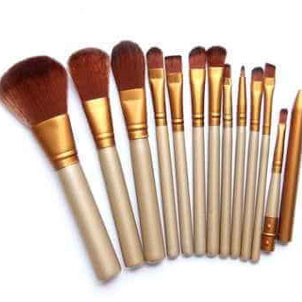 12 Makeup Brush Set With Box | Makeup Brush Set With Storage Case