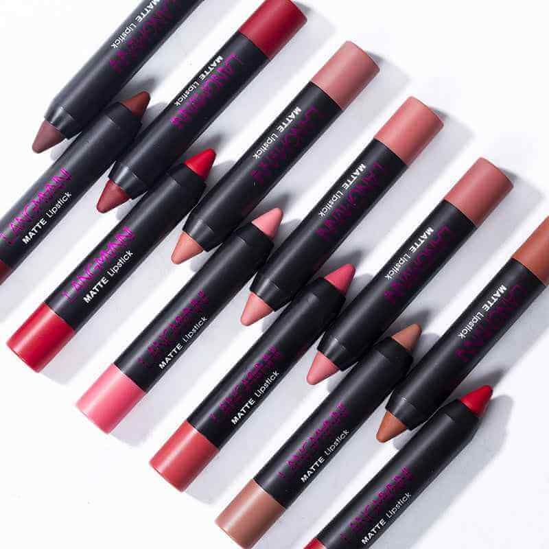 12 Piece Matte Lipstick Set | 12 Lipstick Set With Different Colors