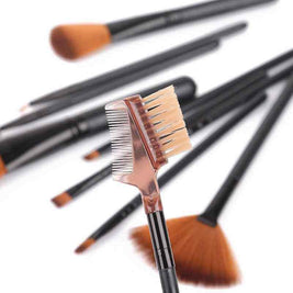 12 Piece Professional Makeup Brush Set | Soft Makeup Brush Set
