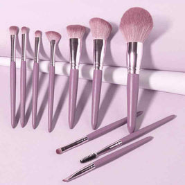 14 Piece Wooden Handle Makeup Brush Set | Soft Makeup Brush Set