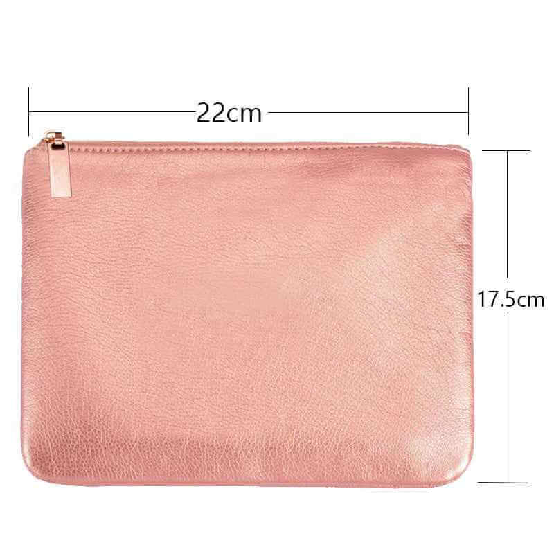 15 Piece Rose Gold Makeup Brush Set | Soft Makeup Brushes Set With Bag