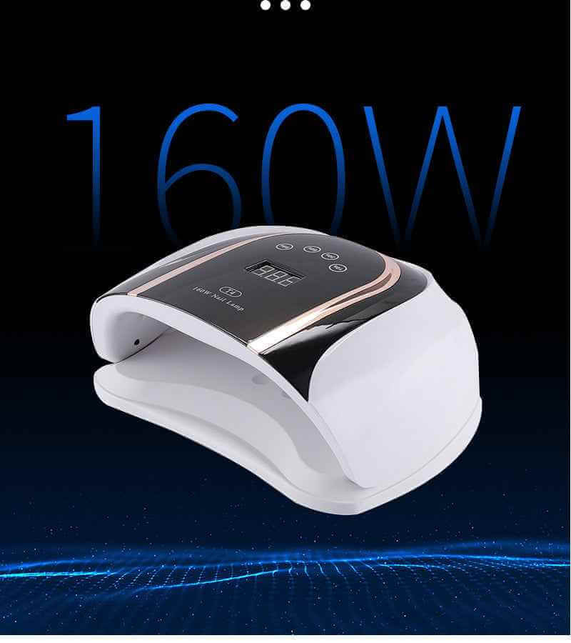 160W Nail Curing Lamp with Auto Sensor | Touch Screen UV LED Nail Dryer