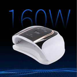 160W Nail Curing Lamp with Auto Sensor | Touch Screen UV LED Nail Dryer