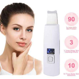 Ultrasonic Skin Scrubber Face Cleanser | Blackhead Remover Machine
