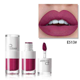 16 Color White Bottle Matte Lipstick | Long Lasting Matte Lip Gloss
