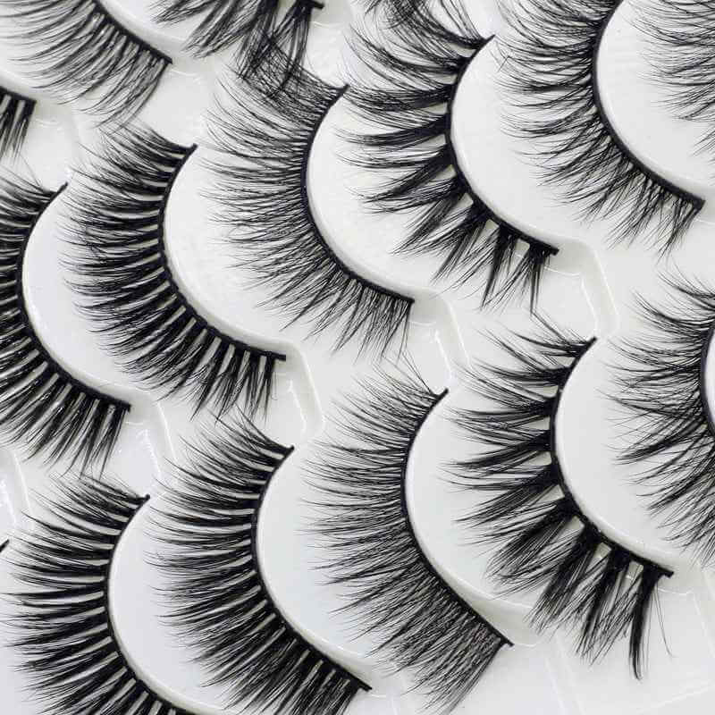 16 Pairs Mixed False Eyelashes | Natural Looking False Eyelashes